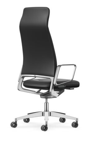 Chaise de bureau haut de gamme VINTAGEis5 32V2 par Interstuhl avec dossier haut et têtière intégrée disponible chez D-Style Interior