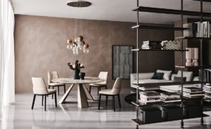 ELIOT Keramik Round – Table ronde en céramique Cattelan Italia