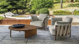 Talamone – Table design sculpturale Arketipo par Mauro Lipparini