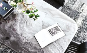 ELIOT Crystalart – Table en verre décoratif Cattelan Italia