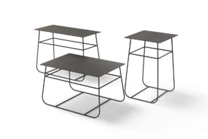 Frame d’Amura Lab – une table basse design au style architectural et épuré, symbole d’élégance italienne. Disponible chez D-Style Interior.