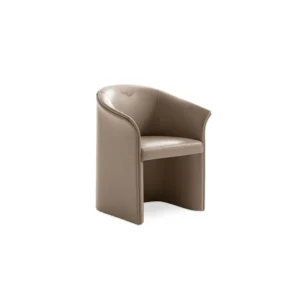 Canterbury | Fauteuil design haut de gamme Bentley Home en cuir ou tissu, silhouette enveloppante et logo brodé, disponible chez D-Style Interior