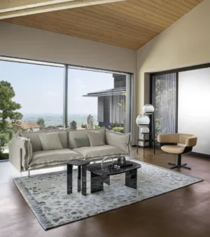 Auto-Reverse Arketipo – Canapé design haut de gamme italien cuir tissu par Giuseppe Viganò