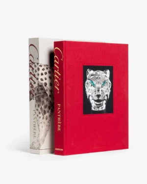 Livre design haut de gamme Cartier Panthère par Assouline, édition Legends sous étui luxueux, disponible chez D-Style Interior.