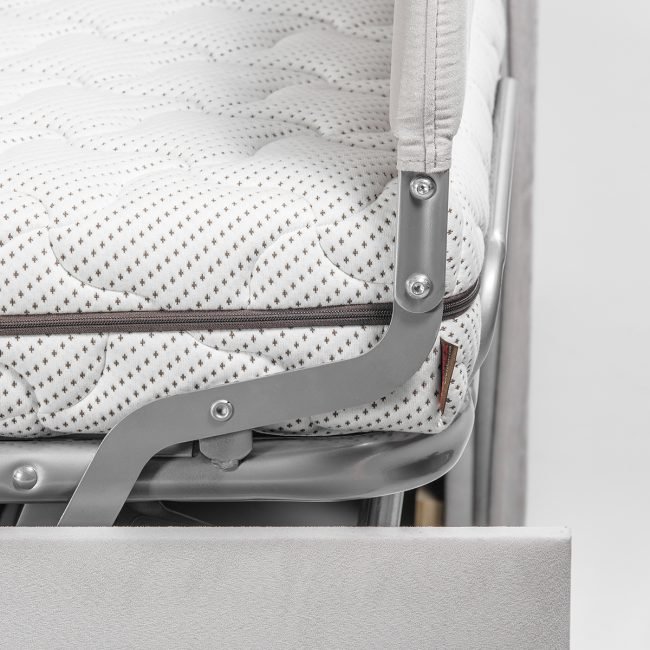 Canapé lit design haut de gamme Lounge par Colunex, design minimaliste et système automatique, disponible chez D-Style Interior.