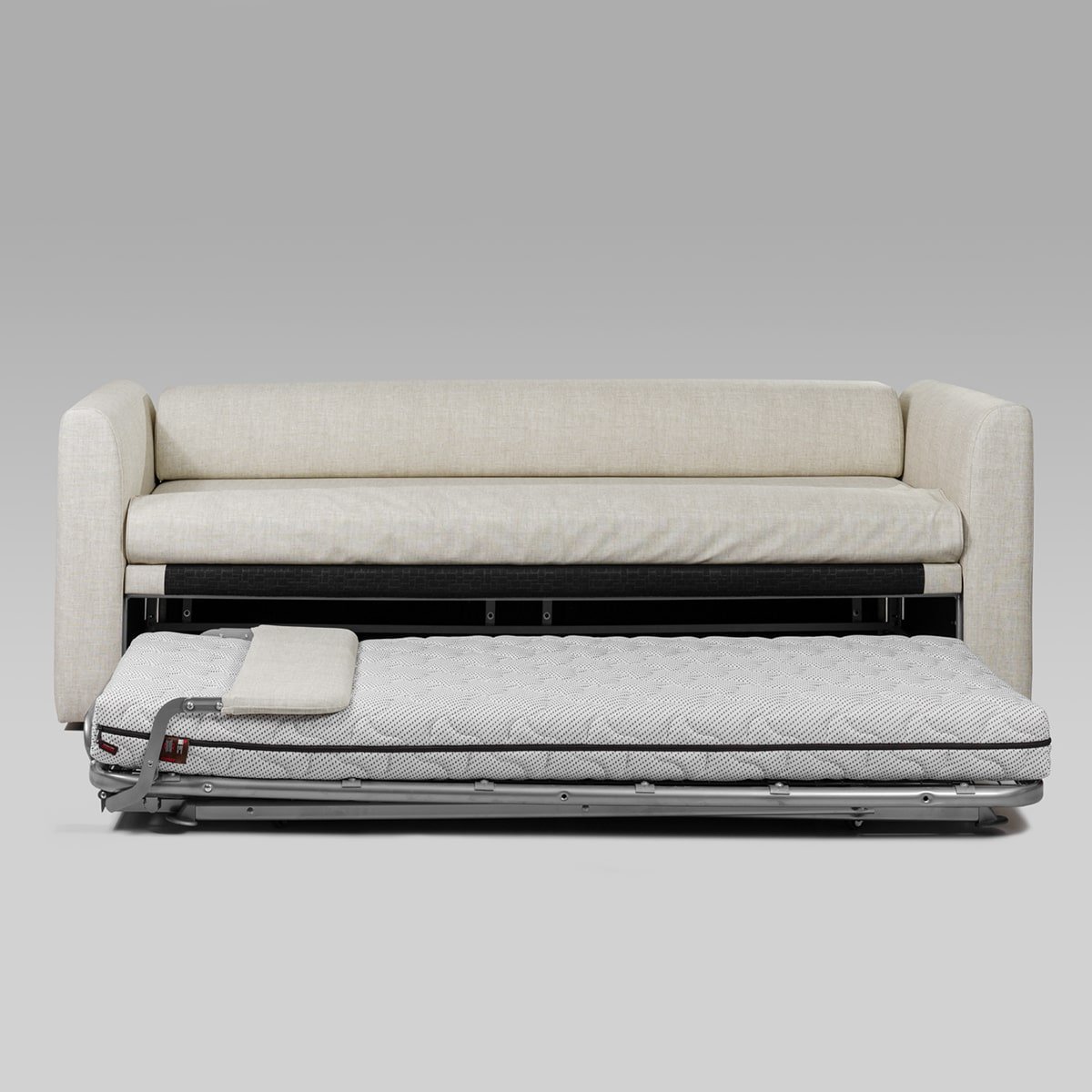 Canapé lit design haut de gamme Guest par Colunex, système de relèvement automatique, disponible chez D-Style Interior.