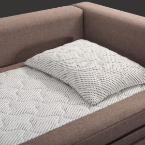 Canapé lit design haut de gamme Sleeper par Colunex, système de transformation automatique, disponible chez D-Style Interior.