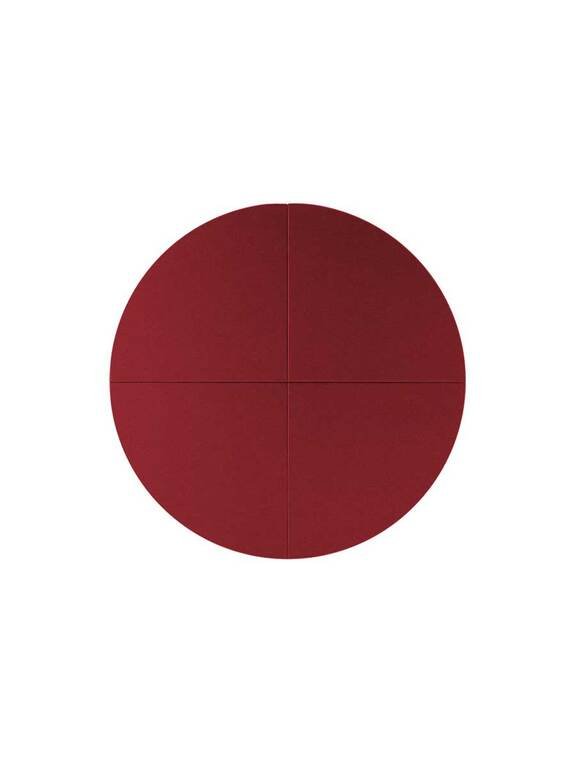 Ceo Cube | Bureau ronde de réunion Poltrona Frau par Lella et Massimo Vignelli, design italien haut de gamme en cuir Pelle Frau®, disponible chez D-Style Interior