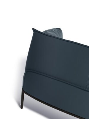 Archibald Canapé Poltrona Frau : canapé design haut de gamme deux places signé Jean-Marie Massaud. Structure acier, cuir Pelle Frau®. D-Style Interior.