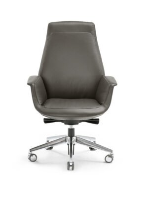 Downtown | Chaise de bureau par Poltrona Frau, design haut de gamme par Jean-Marie Massaud, revêtement cuir Pelle Frau®. Disponible chez D-Style Interior.