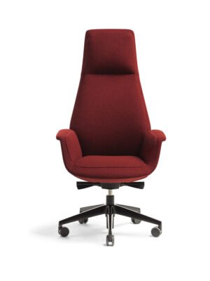 Downtown | Chaise de bureau par Poltrona Frau, design haut de gamme par Jean-Marie Massaud, revêtement cuir Pelle Frau®. Disponible chez D-Style Interior.