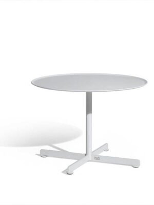Bob Outdoor Table basse design haut de gamme Poltrona Frau, acier inoxydable laqué, élégante et résistante, disponible chez D-Style Interior.