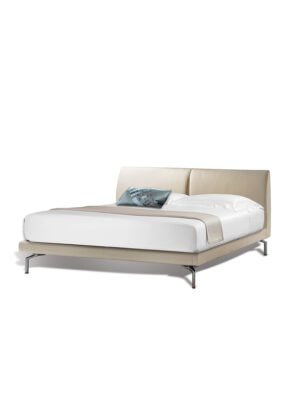 Eosonno Lit design haut de gamme Poltrona Frau en cuir Pelle Frau® et bois massif, design italien disponible chez D-Style Interior