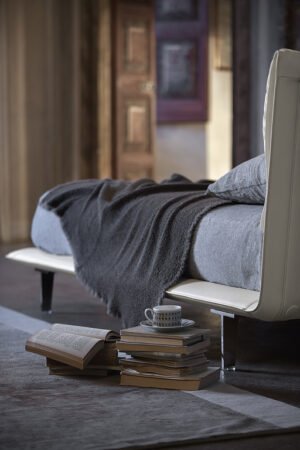 John-John Lit design haut de gamme en cuir Pelle Frau® par Poltrona Frau, design contemporain, disponible chez D-Style Interior