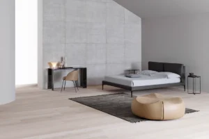 Exilis Console par Amura Lab – une console sculpturale et minimaliste alliant la légèreté du design à la force des matériaux nobles. Disponible chez D-Style Interior.