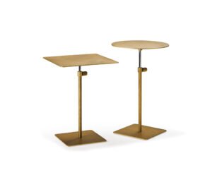 Table basse design haut de gamme Step par Cattelan Italia, hauteur réglable, structure acier, disponible chez D-Style Interior.