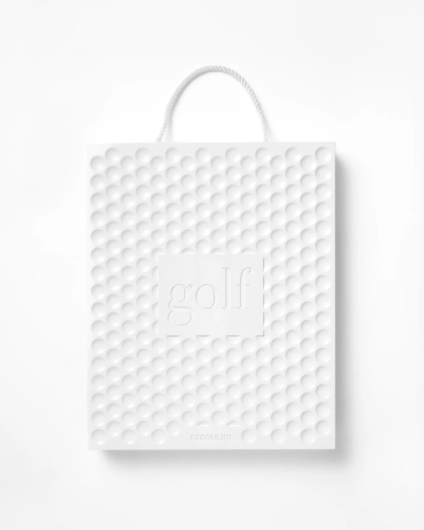 Livre design haut de gamme Golf: The Impossible Collection par Assouline, édition Ultimate sous écrin blanc brillant, disponible chez D-Style Interior.