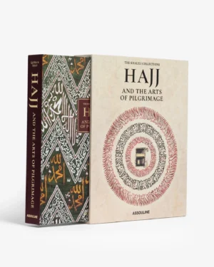 Livre design haut de gamme Hajj and the Arts of Pilgrimage par Assouline, édition Legends sous étui luxueux, disponible chez D-Style Interior.