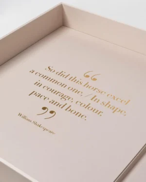 Livre design haut de gamme Horses from Saudi Arabia par Assouline, édition en soie sous écrin, disponible chez D-Style Interior.