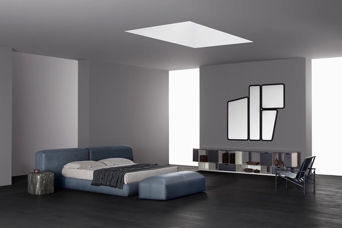 Bibliothèque Eresia d’Amura Lab – un design géométrique et modulaire où rigueur et élégance s’unissent dans une harmonie contemporaine. Disponible chez D-Style Interior.