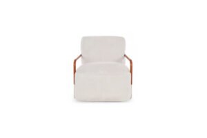 Lapis fauteuil d’Amura Lab allie design organique, confort absolu et savoir-faire artisanal italien. Disponible chez D-Style Interior.