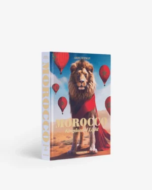 Livre « Morocco, Kingdom of Light » par Assouline : voyage photographique au Maroc. Édition française en couverture soie, livre design haut de gamme chez D-Style Interior.
