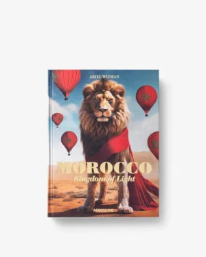 Livre « Morocco, Kingdom of Light » par Assouline : voyage photographique au Maroc. Édition française en couverture soie, livre design haut de gamme chez D-Style Interior.