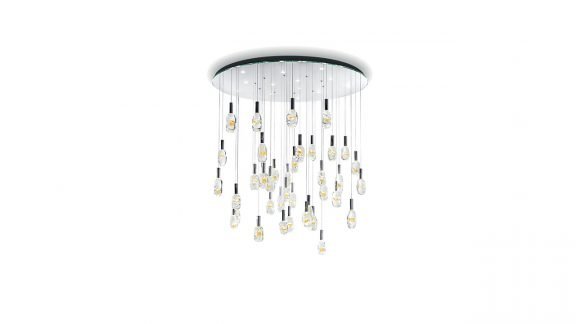 SASSI LAMPADARIO | Lustre design en verre de Murano – Reflex Angelo