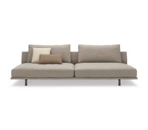 HAYDEN Canapé sans accoudoirs au design minimaliste avec assise flottante et dossiers hauts, Disponible chez D-Style Interior.