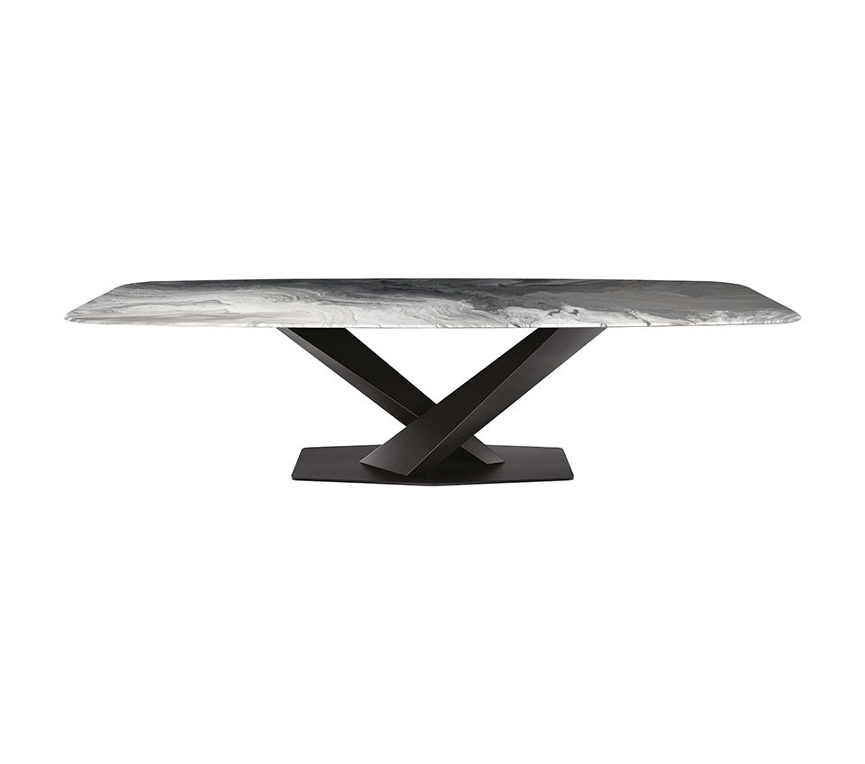 Stratos Crystalart table design haut de gamme – Cattelan Italia