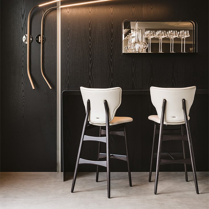 Dumbo Tabouret design haut de gamme en bois – Cattelan Italia