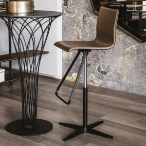 Tabouret TOTO X design haut de gamme en cuir par Cattelan Italia – Disponible chez D-Style Interior