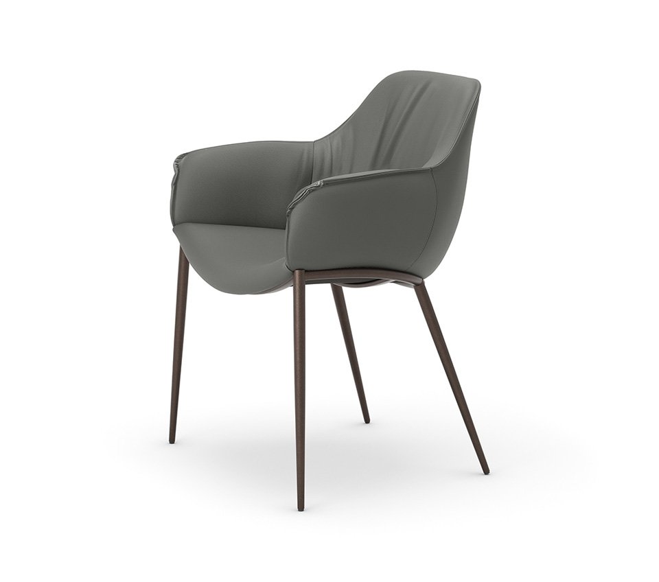 Scarlett ML | Chaise avec accoudoirs design haut de gamme – Cattelan Italia
