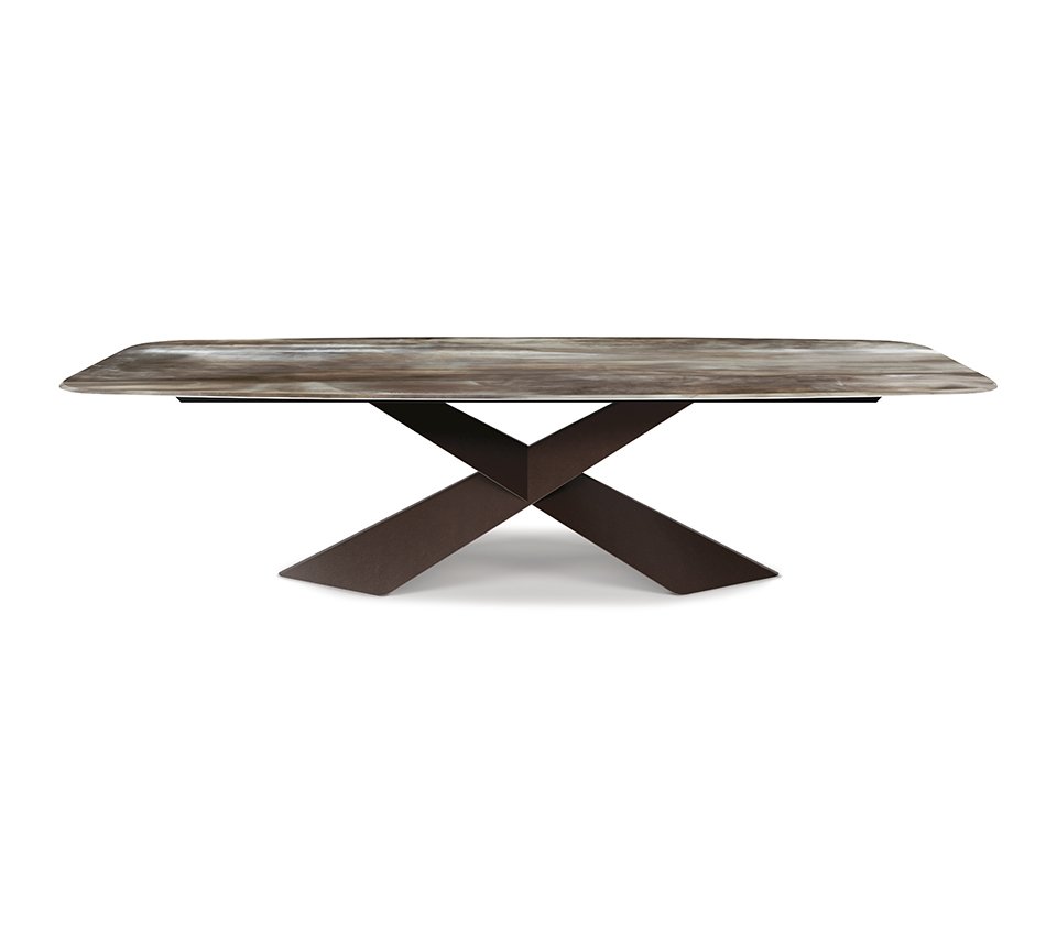 Tyron Crystalart Drive table design haut de gamme – Cattelan Italia