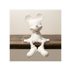 Mickey Take 2 Medium, Sculpture design haut de gamme Leblon Delienne, résine peinte à la main, moderne et élégante, disponible chez D-Style Interior