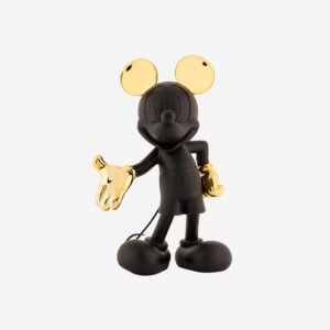Mickey Welcome Bicolore – Medium, Sculpture design haut de gamme Leblon Delienne, finition bicolore, résine peinte à la main, disponible chez D-Style Interior