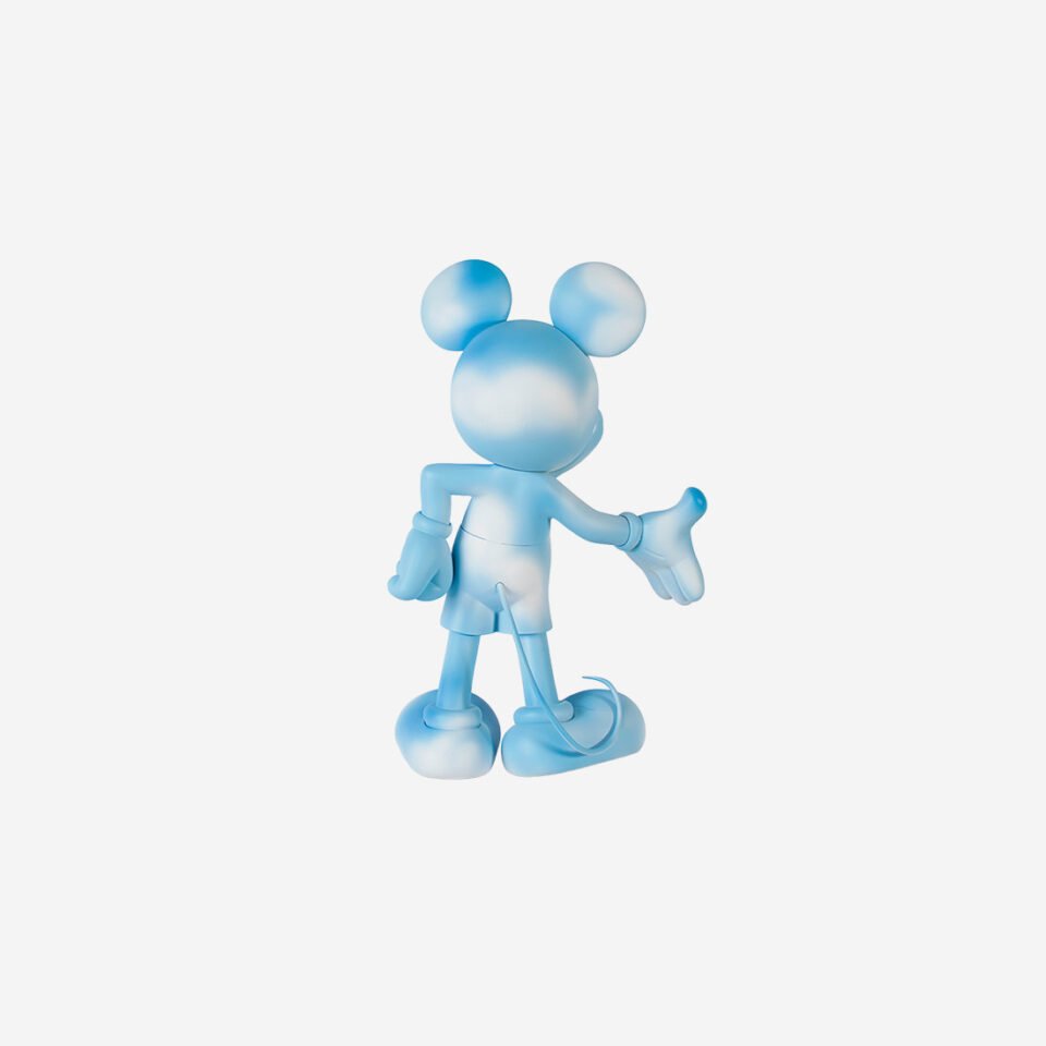 Mickey Welcome Cloud Small, sculpture design Leblon Delienne 30 cm en finition blanche nuageuse. Disponible chez D-Style Interior.