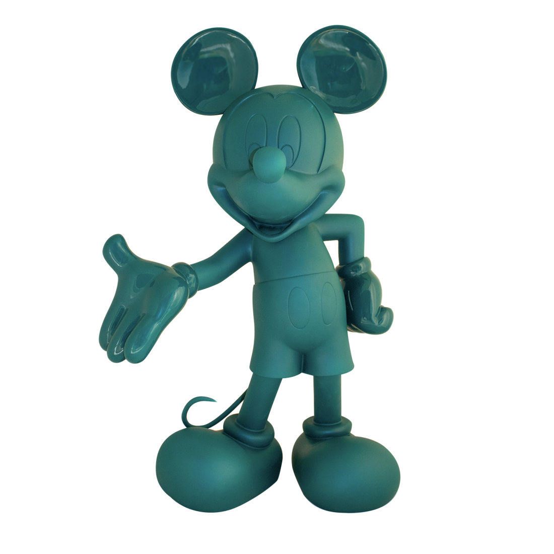 Mickey Welcome Large, Sculpture design haut de gamme Leblon Delienne, emblématique et joyeux, grandeur nature. Disponible chez D-Style Interior