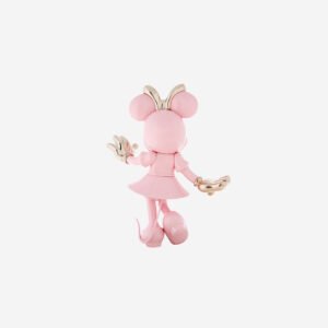 Minnie Welcome Bicolore Small, Sculpture design haut de gamme Leblon Delienne, chromée et colorée, élégante et espiègle, disponible chez D-Style Interior