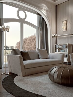 Visconti canapé design haut de gamme par Vittoria Frigerio au style élégant et modulable. Disponible chez D-Style Interior.