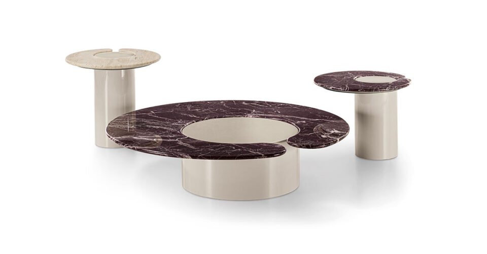 Leni table basse design haut de gamme – Vittoria Frigerio