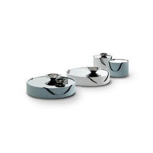 Drums – table basse ronde design en cuir – Gamma Arredamenti