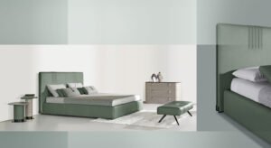 Philly Night Banc de Gamma Arredamenti, signée Giuseppe Viganò, allie élégance contemporaine et artisanat italien pour sublimer l’espace nuit. Disponible chez D-Style Interior.