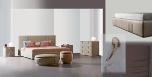 Philly Night Banc de Gamma Arredamenti, signée Giuseppe Viganò, allie élégance contemporaine et artisanat italien pour sublimer l’espace nuit. Disponible chez D-Style Interior.