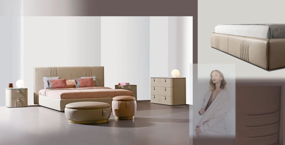 PHILLY de Gamma Arredamenti, collaboration exclusive avec Giuseppe Viganò, table de chevet design et raffinée. Disponible chez D-Style Interior.