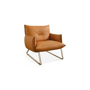 MARGOT | Fauteuil moderne en cuir – Gamma Arredamenti