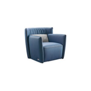 Tulip – fauteuil cuir design moderne – Gamma Arredamenti