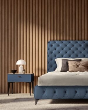 Nebula de Gamma Arredamenti, tables de chevet en cuir design haut de gamme avec plateau personnalisable et options de piètement. Disponible chez D-Style Interior.